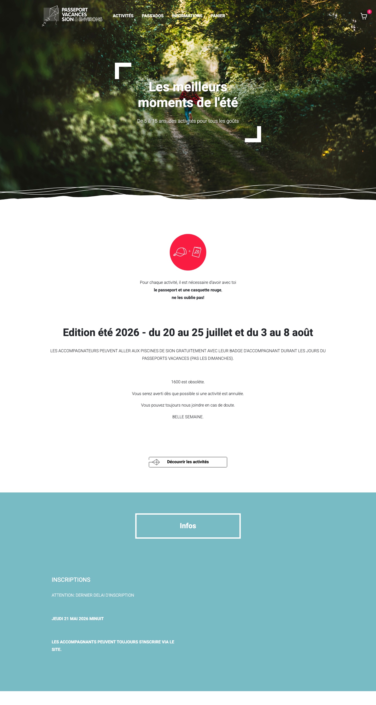 Passeport Vacances Sion